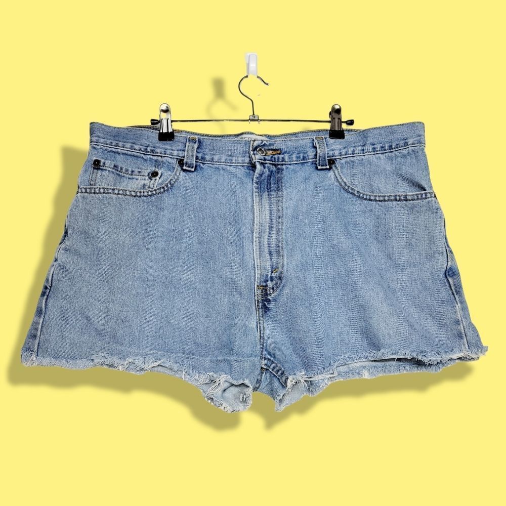 Levi's 505 High Waist Cut Off Shorts Size 38
